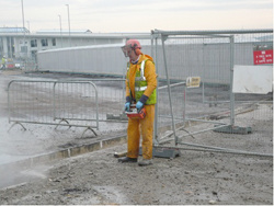 example-safe-working-robotic-hydrodemolition example of safe working with robotic hydrodemolition