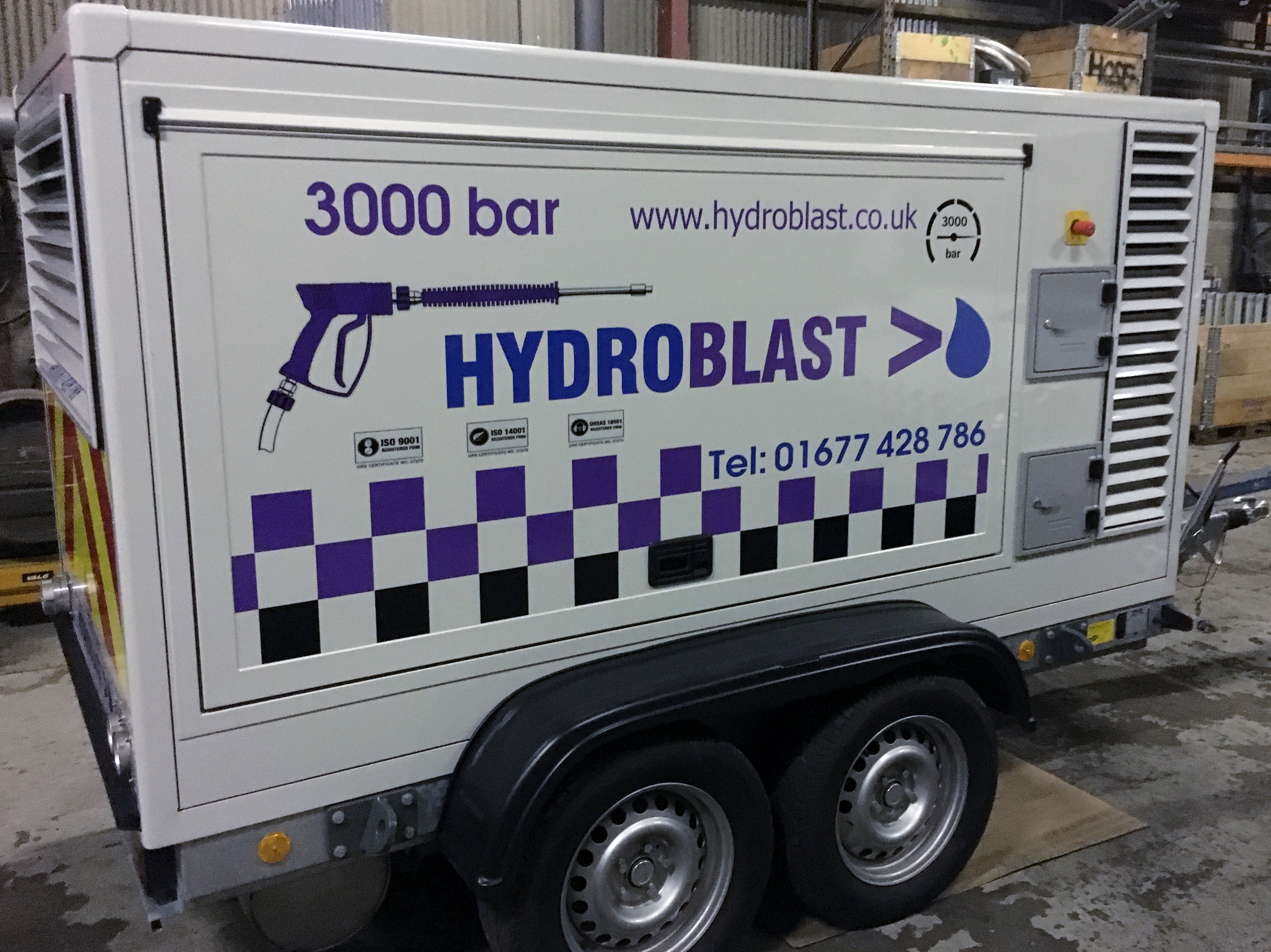 ultra high pressure water jetting machine Hydroblast